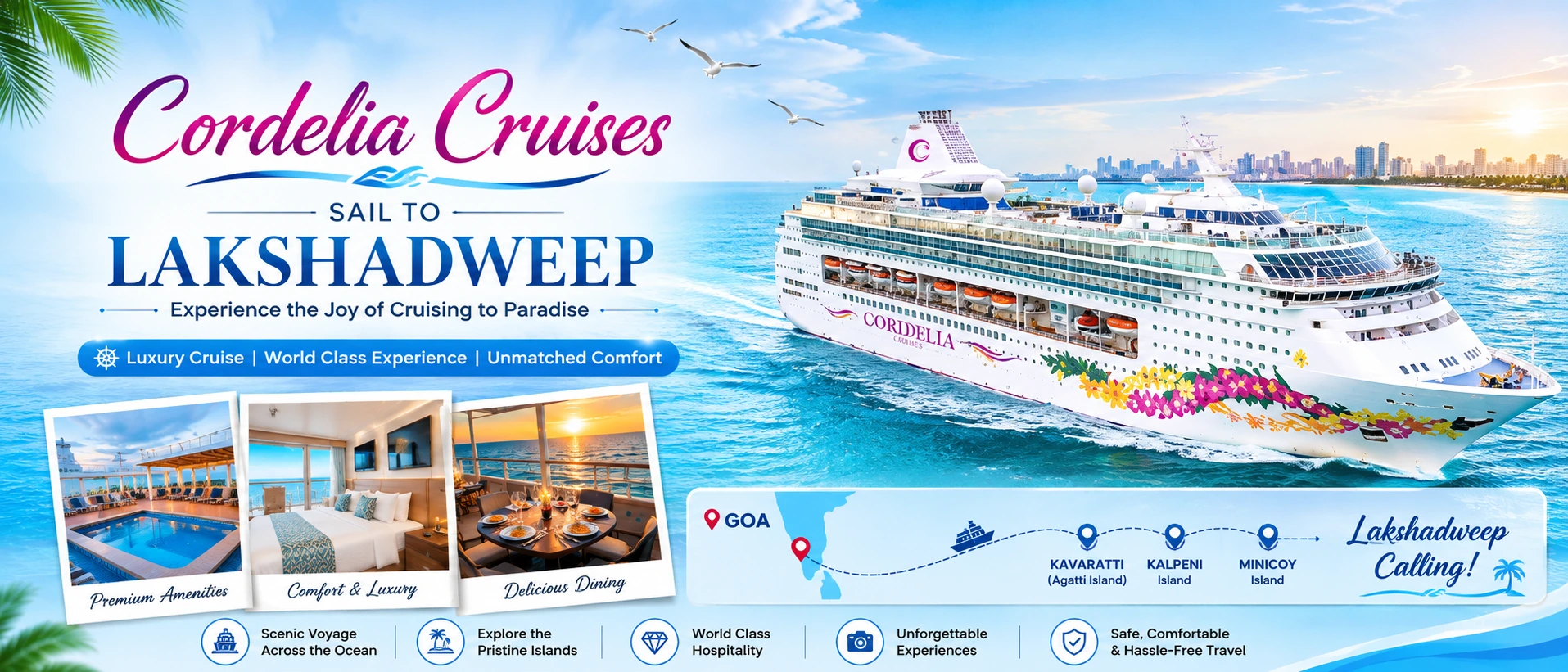 Lakshadweep Cordelia cruise Tour packages