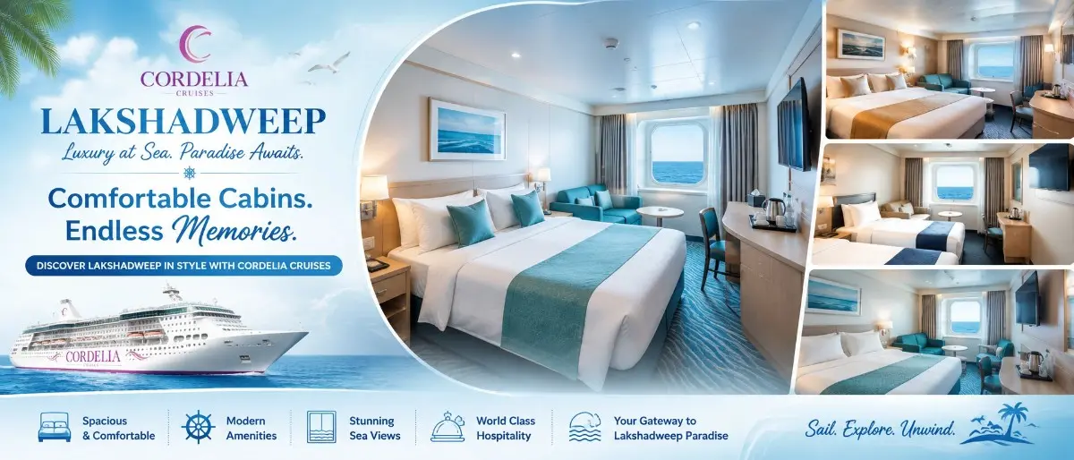 Cordelia Cruise from Mumbai to Lakshadweep with Lakshadweep holidays