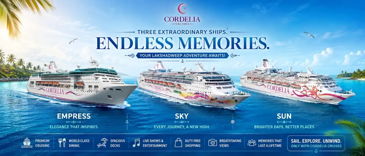 Cordelia cruise Lakshadweep package with Lakshadweep holidays - The Best Lakshadweep Travel Agency