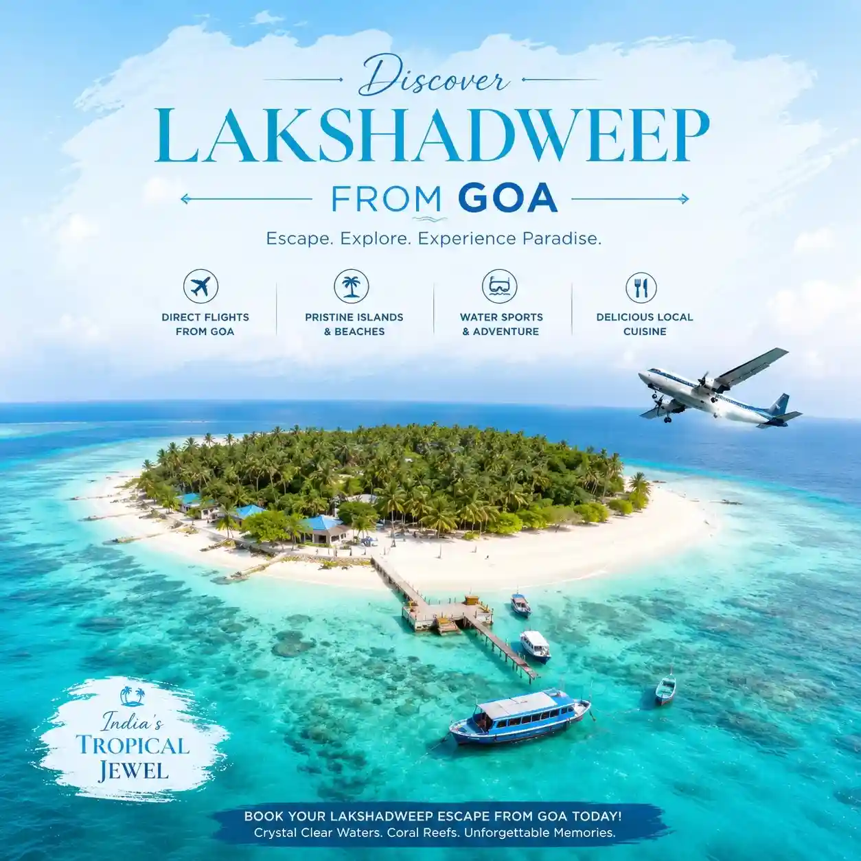 Lakshadweep tour from goa